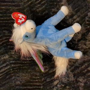 (MAKE OFFER)---PEGASUS UNICORN" TY--BEANIE BABY
